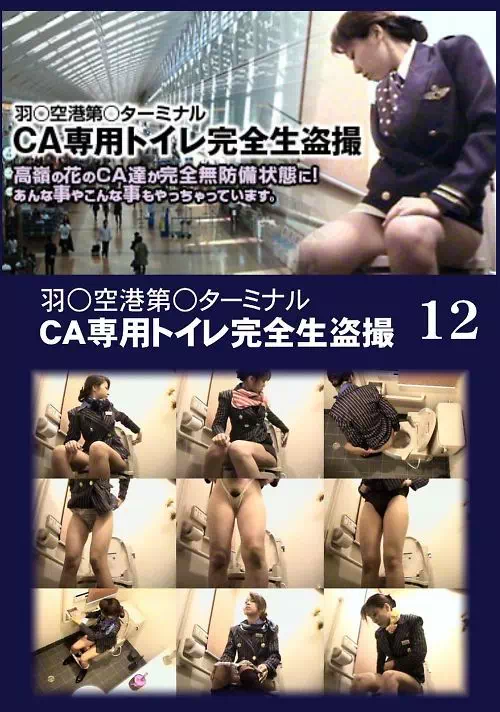 羽○空港第○ターミナルCA専用トイレ完全生盗撮 012